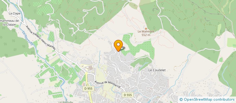 localisation de l'entreprise LE ROYAUME  DRAGUIGNAN