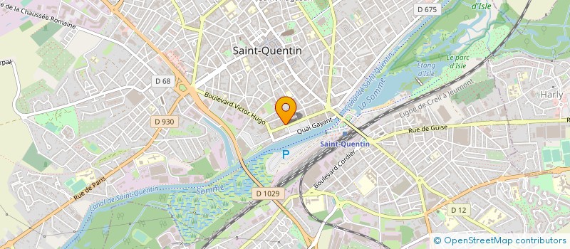 localisation de l'entreprise LE ROYAUME DE L'OBJET à SAINT-QUENTIN