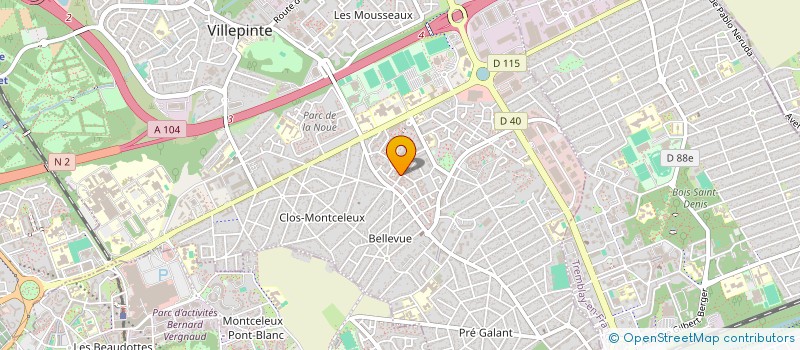 localisation de l'entreprise LE ROYAUME DES BONBONS à VILLEPINTE