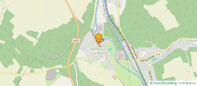 localisation de l'entreprise LE ROYAUME DES BOUT'CHOUX à RACHECOURT-SUR-MARNE