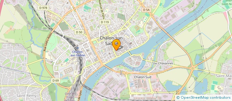 localisation de l'entreprise LE ROYAUME DES ENFANTS à CHALON-SUR-SAONE
