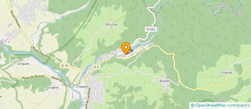 localisation de l'entreprise LE ROYAUME DES GLACES  SAINT-HILAIRE