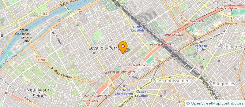 localisation de l'entreprise LE ROYAUME DES LOUPS à LEVALLOIS-PERRET
