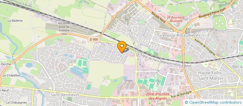 localisation de l'entreprise LE ROYAUME DES MOMES à SAINT-BERTHEVIN