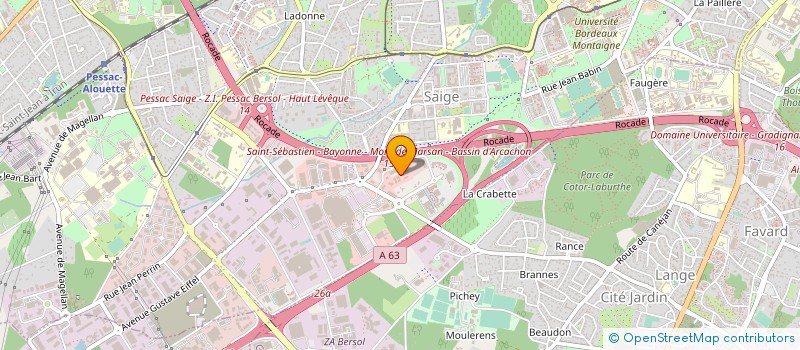 localisation de l'entreprise LE ROYAUME DES SAVEURS à PESSAC