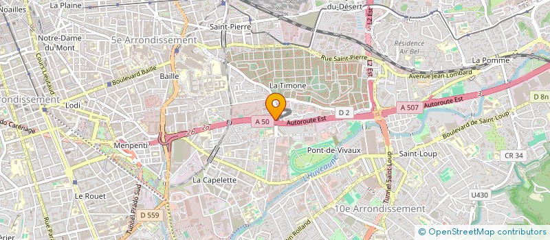 localisation de l'entreprise LE ROYAUME DU COQUILLAGE à MARSEILLE