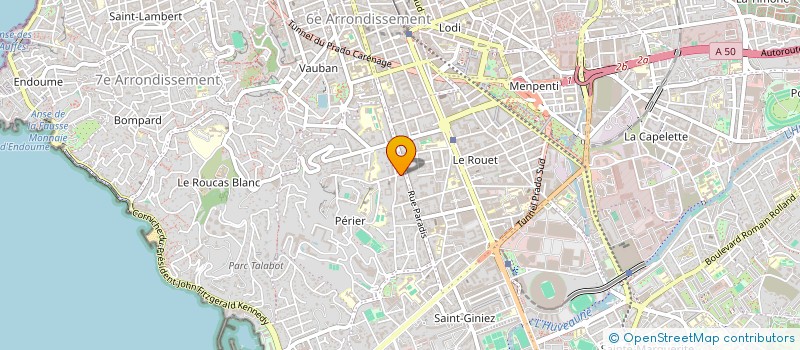 localisation de l'entreprise LE ROYAUME DU REGARD à MARSEILLE