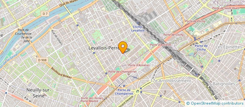 localisation de l'entreprise LE ROYAUME DU VALHALLA à LEVALLOIS-PERRET