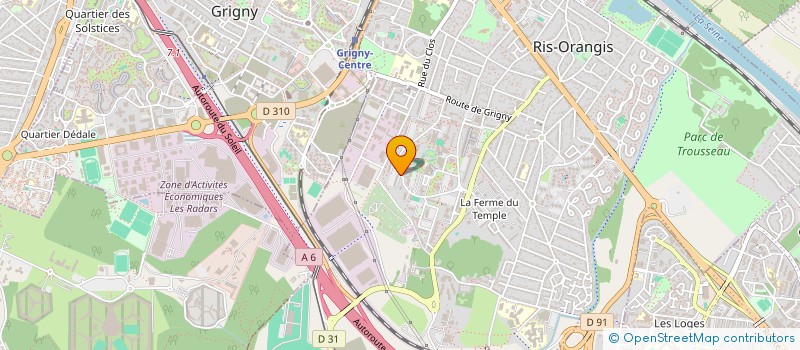 localisation de l'entreprise LE ROYAUME ORIENTAL à RIS-ORANGIS
