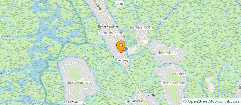 localisation de l'entreprise LE ROZ'O à SAINT-JOACHIM