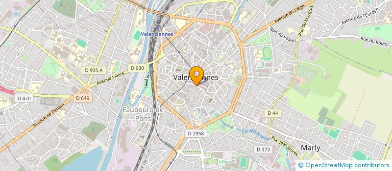 localisation de l'entreprise LE ROZELL à VALENCIENNES