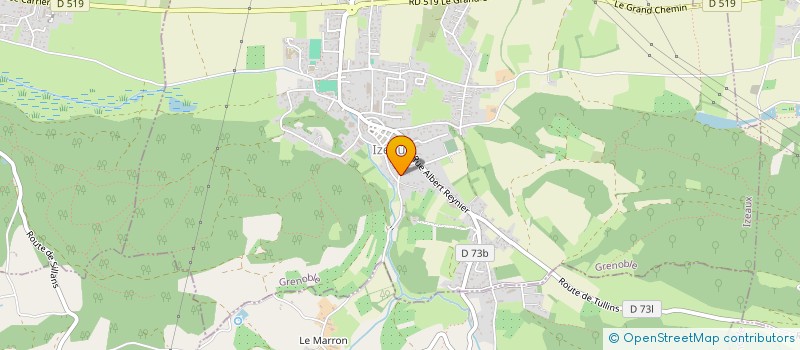 localisation de l'entreprise LE ROZIER  IZEAUX