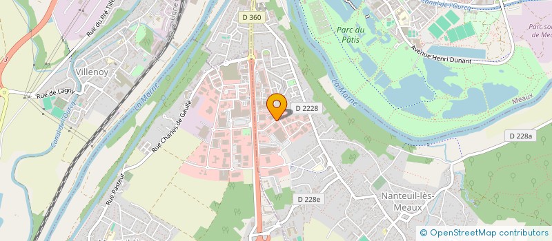 localisation de l'entreprise LE RU à NANTEUIL-LES-MEAUX