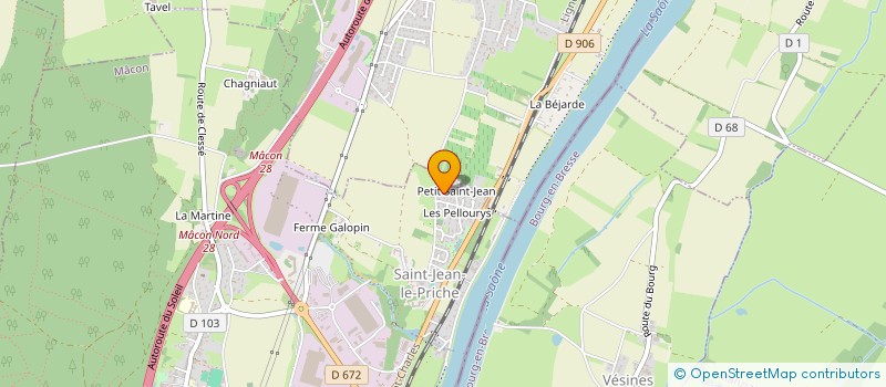 localisation de l'entreprise LE RUBIS à MACON