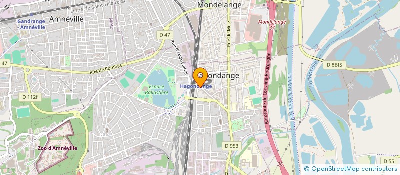 localisation de l'entreprise LE RUBIS  HAGONDANGE