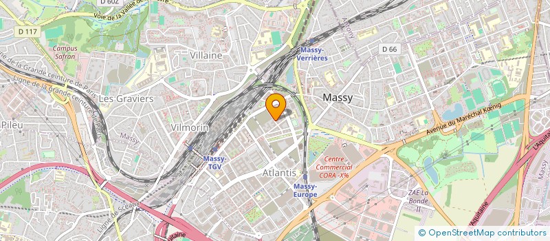 localisation de l'entreprise LE RUBIS à MASSY