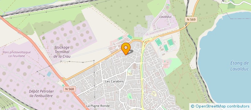 localisation de l'entreprise LE RUCHER  FOS-SUR-MER