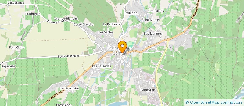 localisation de l'entreprise LE RUCHER DE LA PROVIDENCE à SERIGNAN-DU-COMTAT