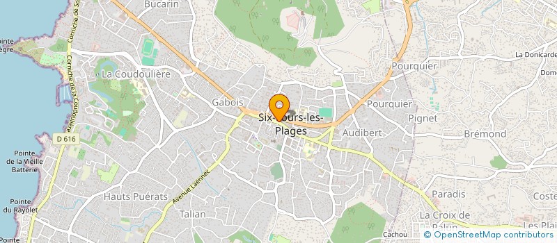 localisation de l'entreprise LE RUCHER DE PEPIOLE à SIX-FOURS-LES-PLAGES