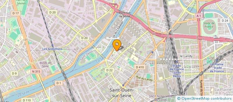 localisation de l'entreprise LE RUCHER DE SUPMECA à SAINT-OUEN-SUR-SEINE