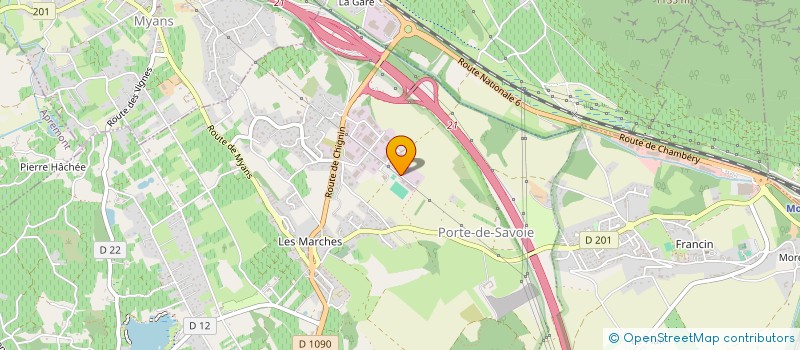 localisation de l'entreprise LE RUCHER DES ALLOBROGES  PORTE-DE-SAVOIE