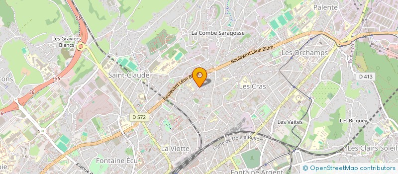 localisation de l'entreprise LE RUCHER DU COMTOIS  BESANCON