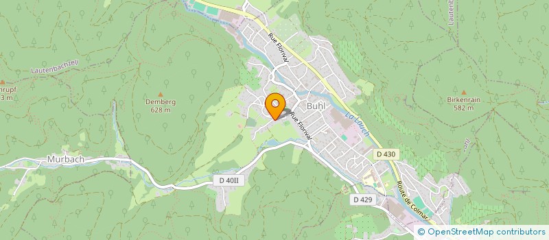 localisation de l'entreprise LE RUCHER DU FLORIVAL à BUHL