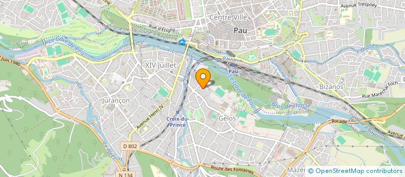 localisation de l'entreprise LE RUCHER ECOLE DE BEARN  GELOS