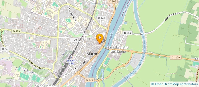 localisation de l'entreprise LE RUCK  CHARNAY-LES-MACON