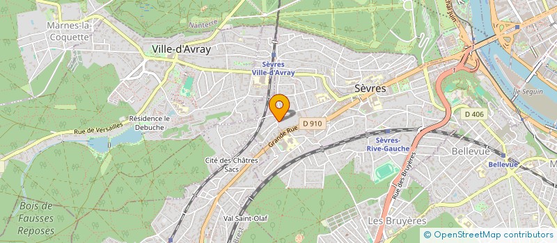 localisation de l'entreprise LE RUDEL 1 à SEVRES
