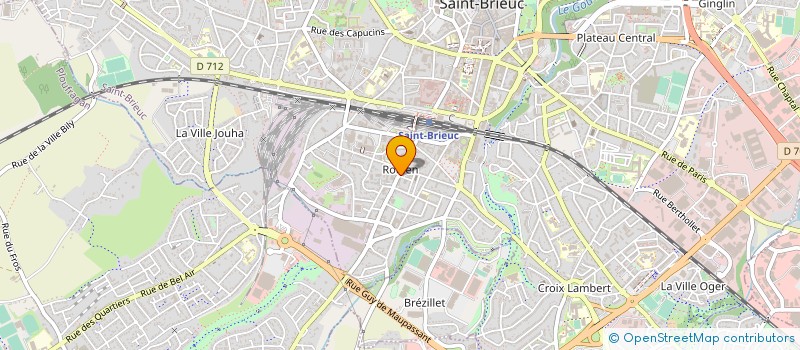 localisation de l'entreprise LE RUDULIER à SAINT-BRIEUC