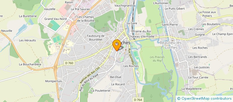 localisation de l'entreprise LE RUISSEAU  LOCHES