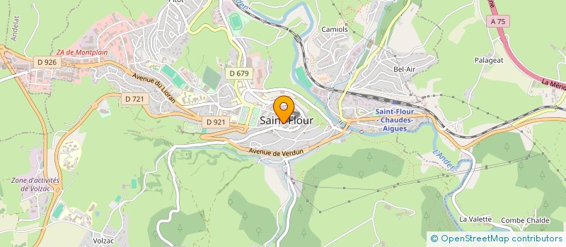 localisation de l'entreprise LE RUISSELET à ROFFIAC