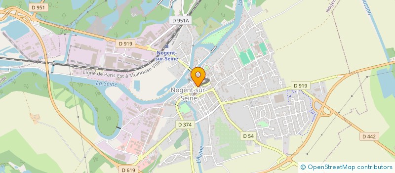 localisation de l'entreprise LE RUMEUR OPTIQUE SURDITE à NOGENT-SUR-SEINE