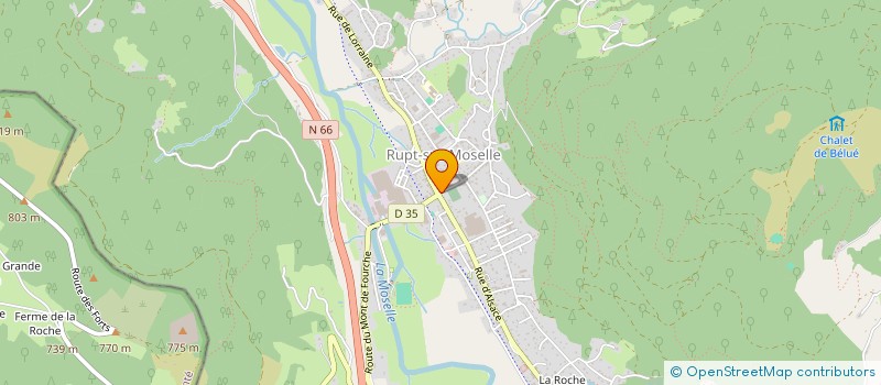 localisation de l'entreprise LE RUPT'STIC  RUPT-SUR-MOSELLE