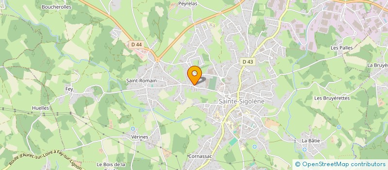 localisation de l'entreprise LE RURAL ITINERANT  SAINTE-SIGOLENE