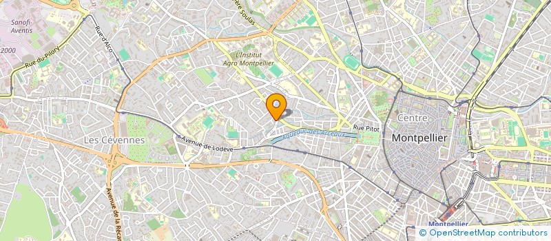 localisation de l'entreprise LE RUSH à MONTPELLIER