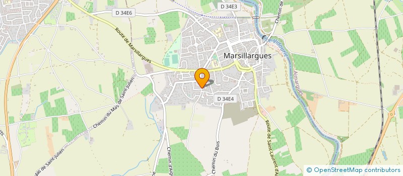 localisation de l'entreprise LE RUSTHOF  MARSILLARGUES