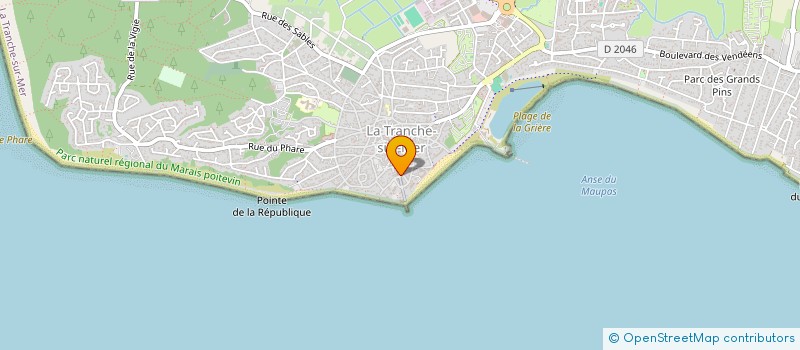 localisation de l'entreprise LE RUSTICK à LA TRANCHE-SUR-MER
