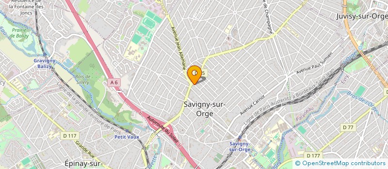 localisation de l'entreprise LE RUSTIQUE à SAVIGNY-SUR-ORGE