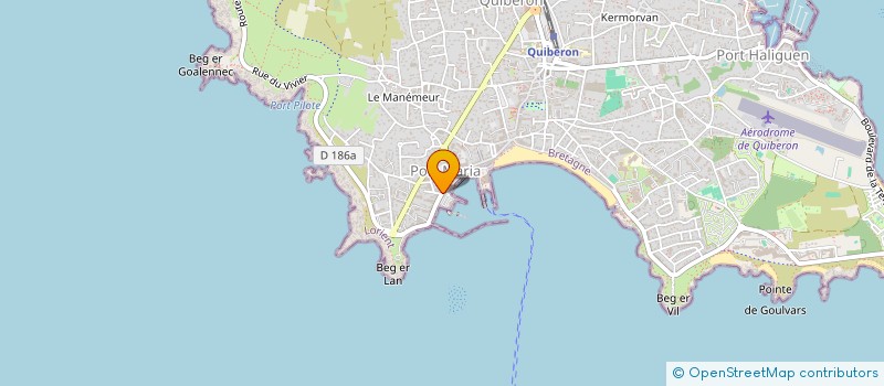 localisation de l'entreprise LE RUYET  QUIBERON