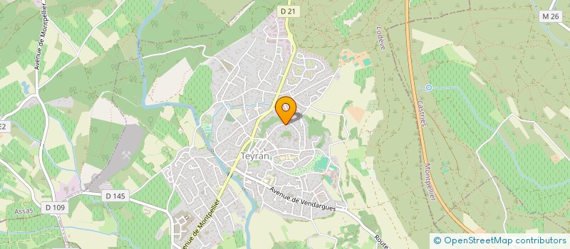 localisation de l'entreprise LE RUYET - ROSENBERG  TEYRAN