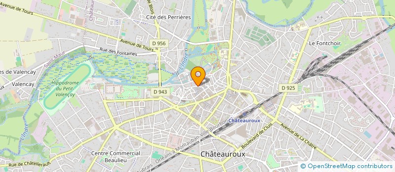 localisation de l'entreprise LE RYAD BY NORA à CHATEAUROUX
