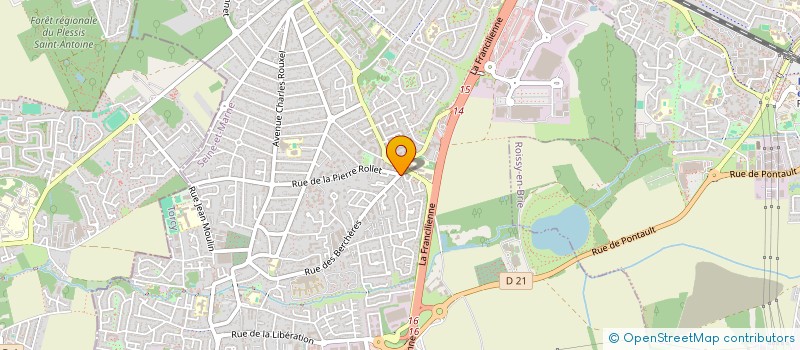 localisation de l'entreprise LE RYSAC à PONTAULT-COMBAULT