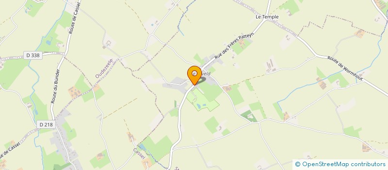 localisation de l'entreprise LE RYVEL'S BAR à STEENVOORDE