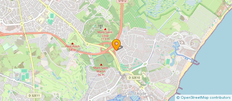 localisation de l'entreprise LE S  AGDE