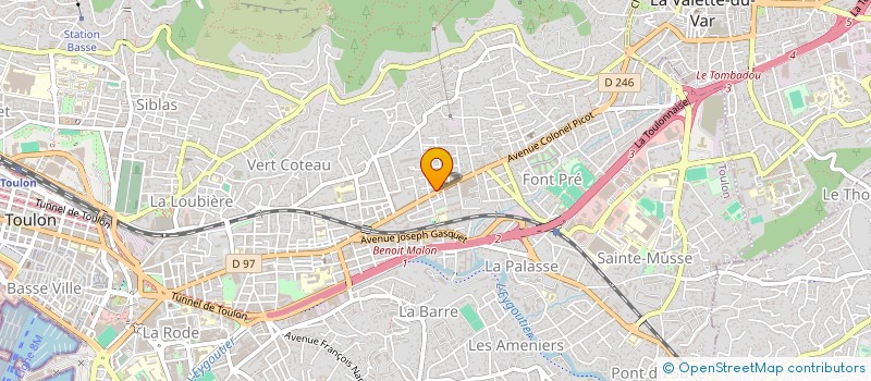 localisation de l'entreprise LE S'DWICH à TOULON