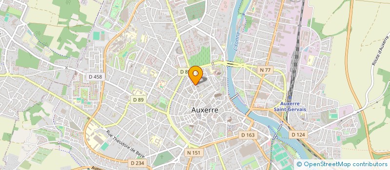 localisation de l'entreprise LE S'NO LOUNGE à AUXERRE