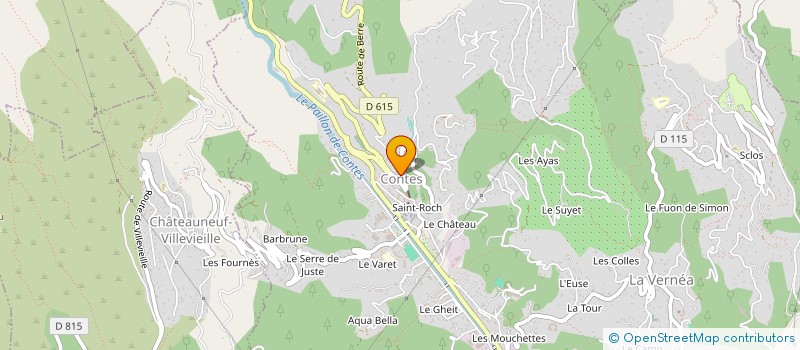 localisation de l'entreprise LE'S Z'ARTS DES PAILLONS à CONTES