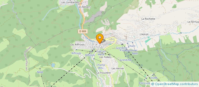 localisation de l'entreprise LE SABAUDIA à LA CLUSAZ